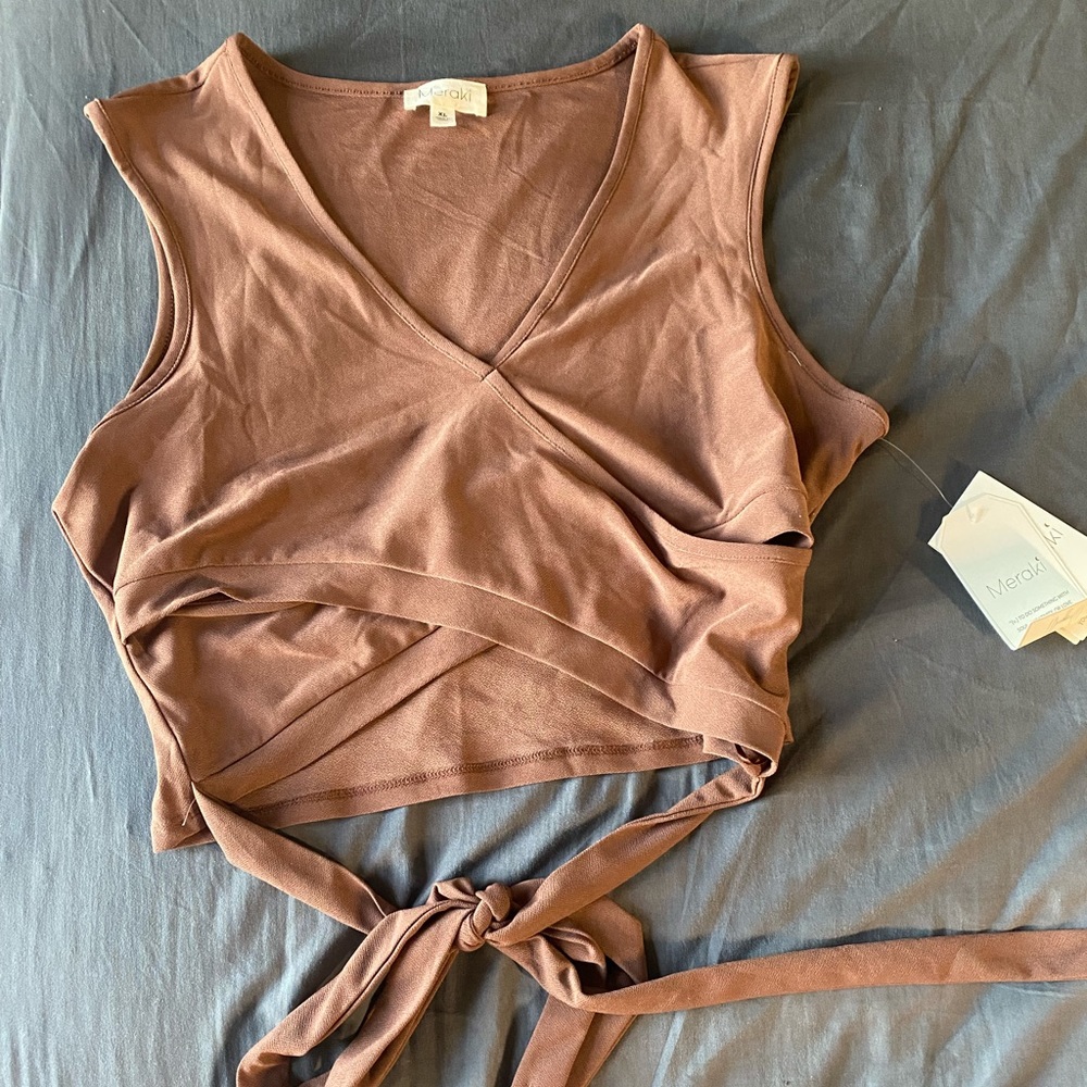 Brown Dressy Tank - XL